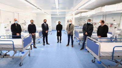 Insaurralde inauguró un hospital junto a Kicillof y Máximo Kirchner