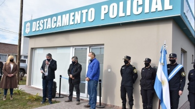 Con la presencia de Berni se presentó el destacamento policial de San Ceferino