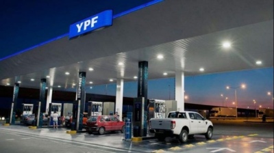 YPF aumentó un 2,5% el precio de sus combustibles