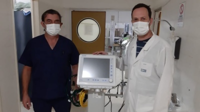 El Hospital Municipal recibió un nuevo respirador automático