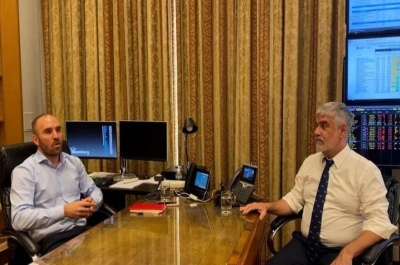 Guzmán y Feletti se reunieron con el staff del FMI
