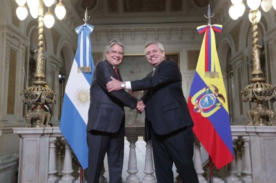 Alberto Fernández recibió a Guillermo Lasso para afianzar la relación bilateral