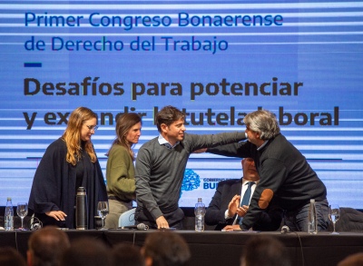 Congreso de Trabajo: Despedida de Ruiz Malec y primera actividad oficial para Correa