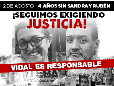 El FUDB recuerda a Sandra y Rubén