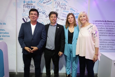 Kicillof, Espinoza y Saintout estuvieron en la 15º Feria del Libro de La Matanza