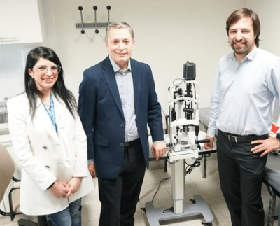 Gray y Kreplak inauguraron consultorios de oftalmología en el Hospital del Bicentenario