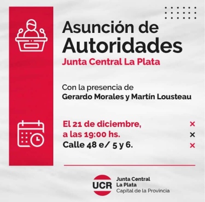El miércoles asumen las nuevas autoridades de la UCR La Plata