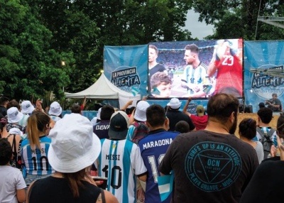 "La Provincia Alienta": Conoce los puntos donde se podrá ver la final entre Argentina y Francia