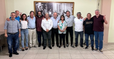 Máximo Kirchner se reunió con representantes sindicales