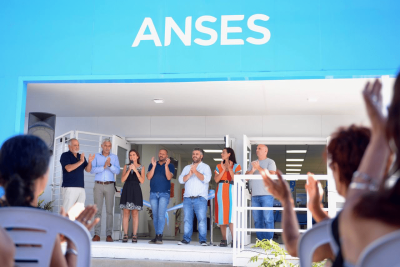 Raverta y Cagliardi inauguraron el nuevo edificio de ANSES