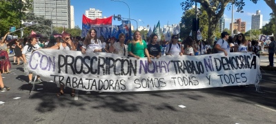 Marcha del 8M: “Sin Cristina no hay feminismo”