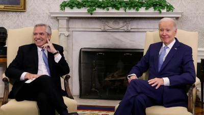 Alberto se reunió con el Presidente de Estados Unidos
