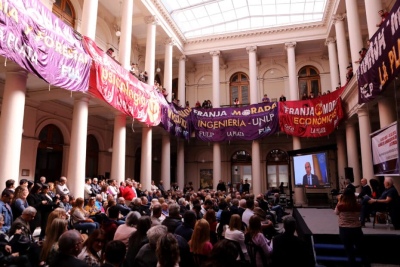 La UNLP conmemoró la movilización estudiantil en contra de la dictadura