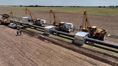 El Gasoducto Néstor Kirchner comenzará a operar de junio