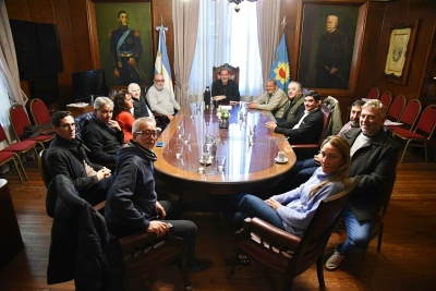 Garro se reunió con representantes de la CGT