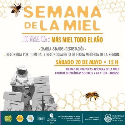 Semana de la miel: La UNLP promociona la apicultura