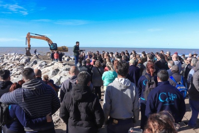 La Costa: Avanzó la obra de protección costera en Las Toninas
