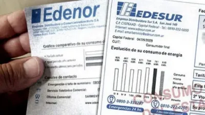 EDENOR y EDESUR deberán informar variaciones de consumo en las facturas de luz