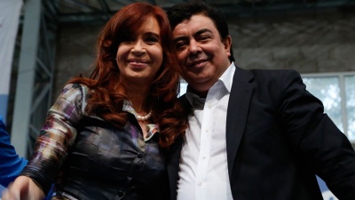 La vicepresidenta Cristina Kirchner recibió al intendente de La Matanza, Fernando Espinoza