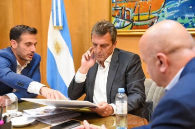 Massa se reunió con Julián Álvarez y Russo: "Vamos a resolver la inseguridad en Lanús"