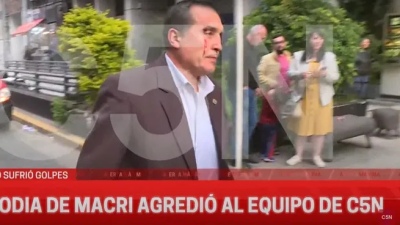 La custodia de Mauricio Macri agredió a un equipo de periodistas de C5N