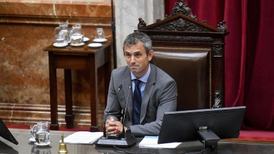 Martín Menem, sobrino de Carlos, asumió la Presidencia de la Cámara de Diputados