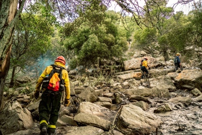 Alerta roja por riesgo "muy alto" de incendios forestales