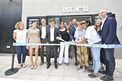 Kicillof inauguró el Centro Cívico de Matheu “Juana Obregozo”