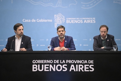 Bianco, Kreplak y López inauguraron las conferencias de prensa semanales de la Provincia