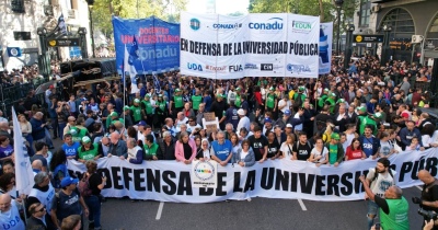 Gremios Universitarios convocaron al paro general contra el ajuste de Milei