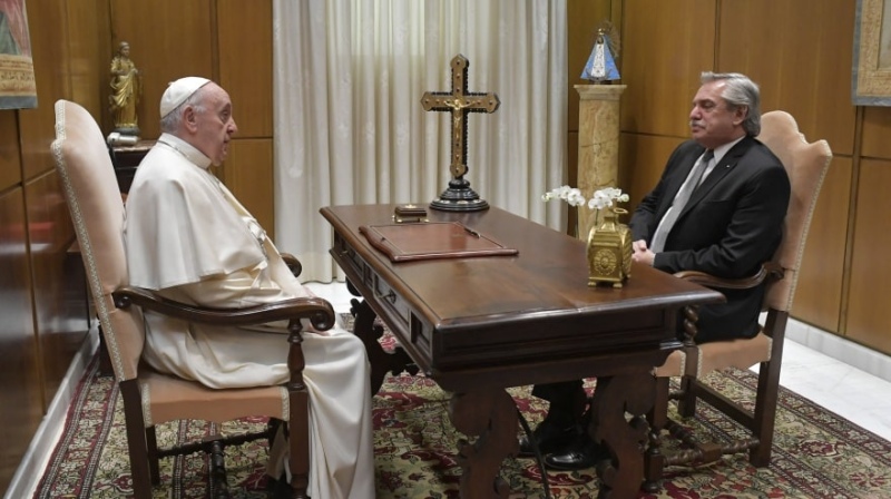 El Presidente se reunió con el papa Francisco