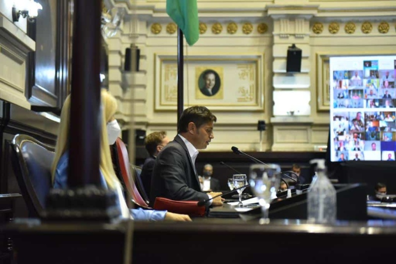 Clamor por Kicillof en la previa de la Asamblea Legislativa