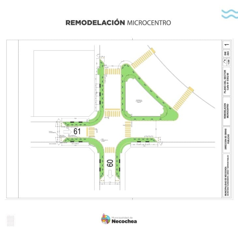 El Municipio comandado por Rojas avanza con obras de intervención urbana
