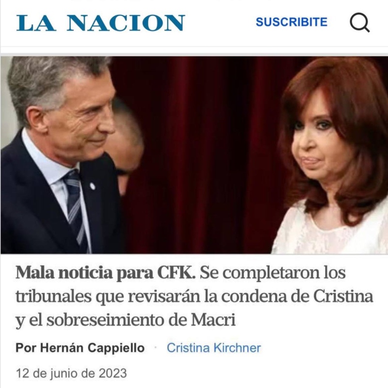 Espionaje ilegal: Cristina criticó la designación de un camarista amigo de Macri