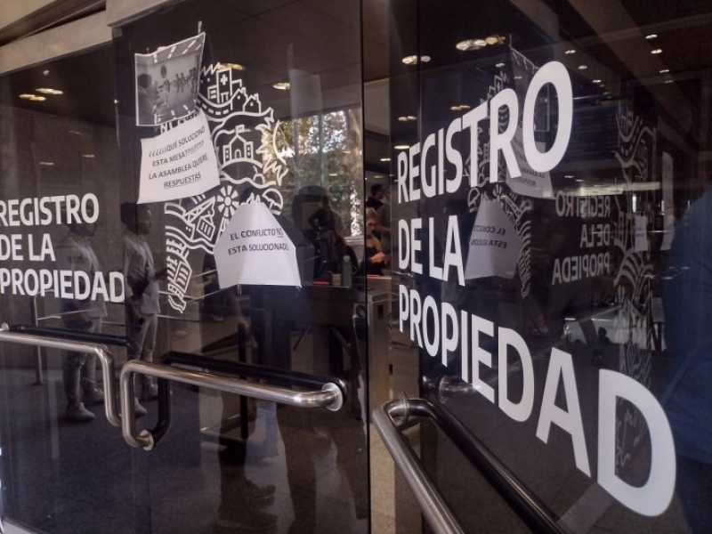 Trabajadores del Registro de la Propiedad denuncian persecución y falta de diálogo