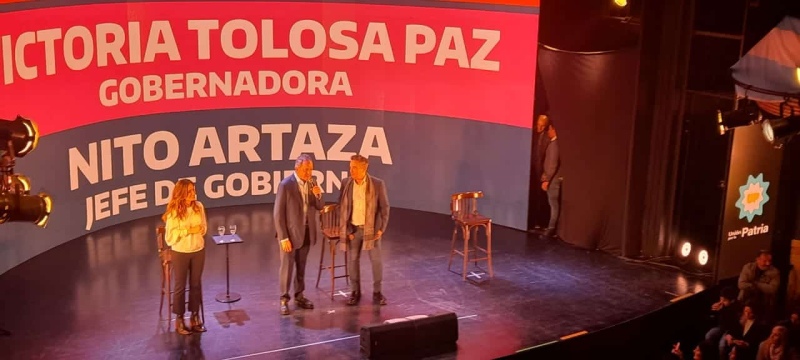 Con un acto en CABA, Scioli y Tolosa Paz oficializaron sus candidaturas