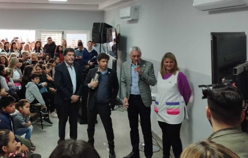 Cagliardi, en la inauguración de un CEC: ”Los docentes y vecinos no lo pueden creer”