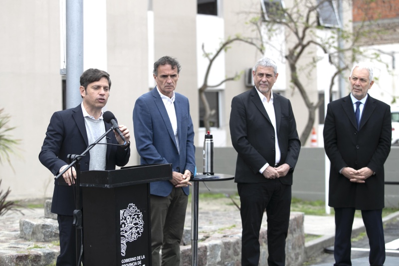Axel Kicillof inauguró obras en el Polo Judicial de Avellaneda