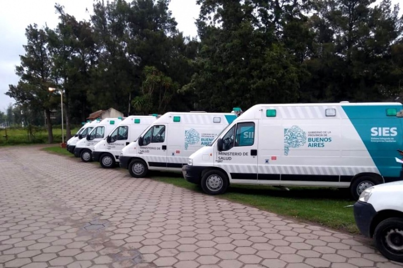 La Provincia ya entregó más de 200 ambulancias a distintos municipios