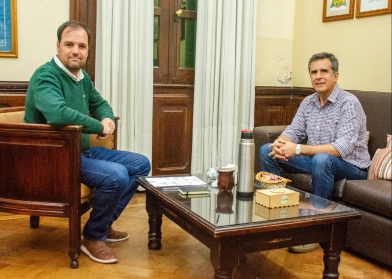 Martínez se reunió con Reynoso para iniciar la transición de gobierno
