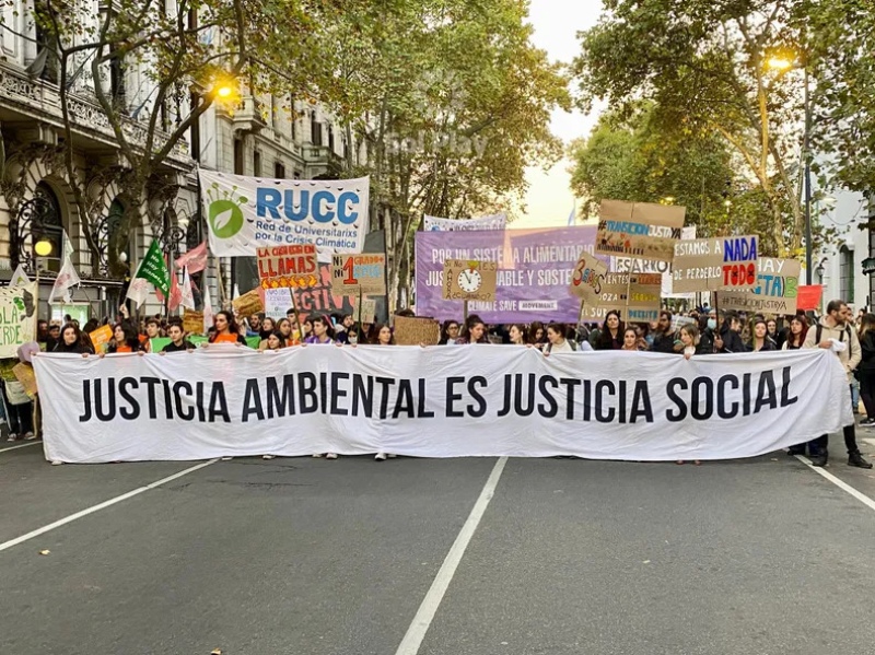 Organizaciones ambientalistas se manifestaron en favor de Massa