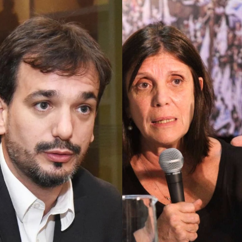 Teresa García y Sebastián Galmarini le contestaron a Vidal