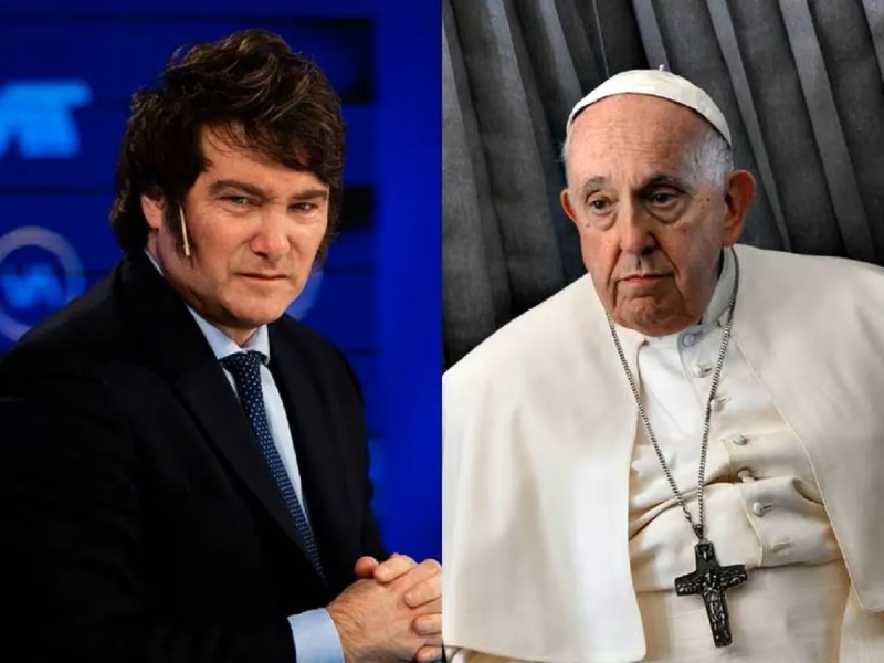 El Papa Francisco confirmó que recibirá a Javier Milei